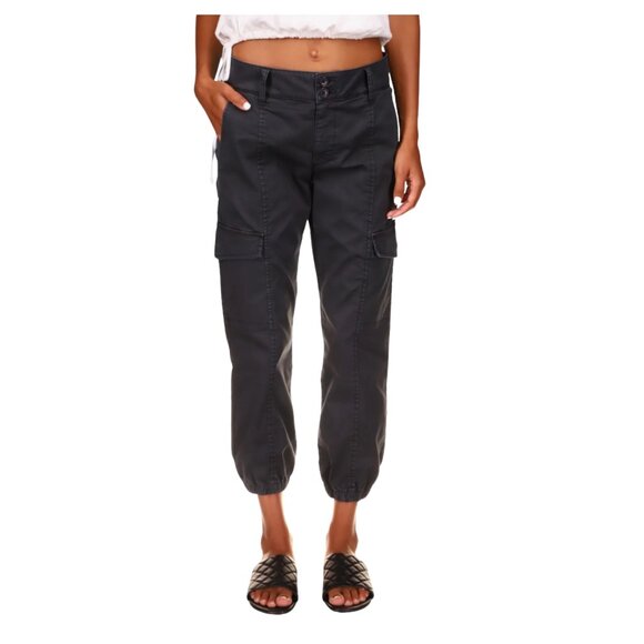 Sanctuary Rebel Crop Stretch Cotton Cargo Pants, NWT Size 27 - Picture 2 of 4